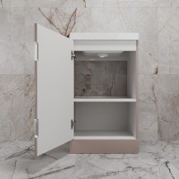 Тумба под раковину Style Line Моно ЛС-00002453, 50 см, напольная, санд пудровый
