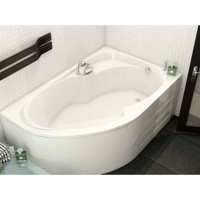 Ванна акриловая Relisan Sofi 160 x 100 см R, белый