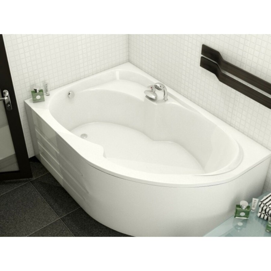 Ванна акриловая Relisan Sofi 160 x 100 см R, белый