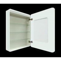 Зеркальный шкаф Relisan Angelica 60 см с Led-подсветкой. белый