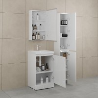 Тумба под раковину Style Line Батлер СС-00002488, 50 см напольная, Люкс антискрейтч Plus, белый