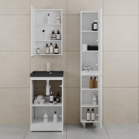 Тумба под раковину Style Line Батлер СС-00002488, 50 см напольная, Люкс антискрейтч Plus, белый