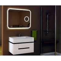 Зеркало Relisan Constance 90 х 70 см, с LED подсветкой и сенсорным выключателем, Гл000025049