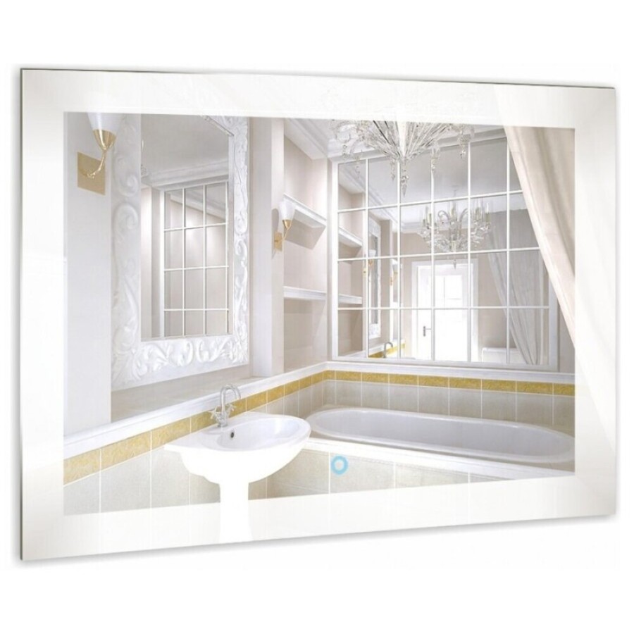 Зеркало Relisan Linda 120 х 80 см, с LED подсветкой и сенсорным выключателем, Гл000025074