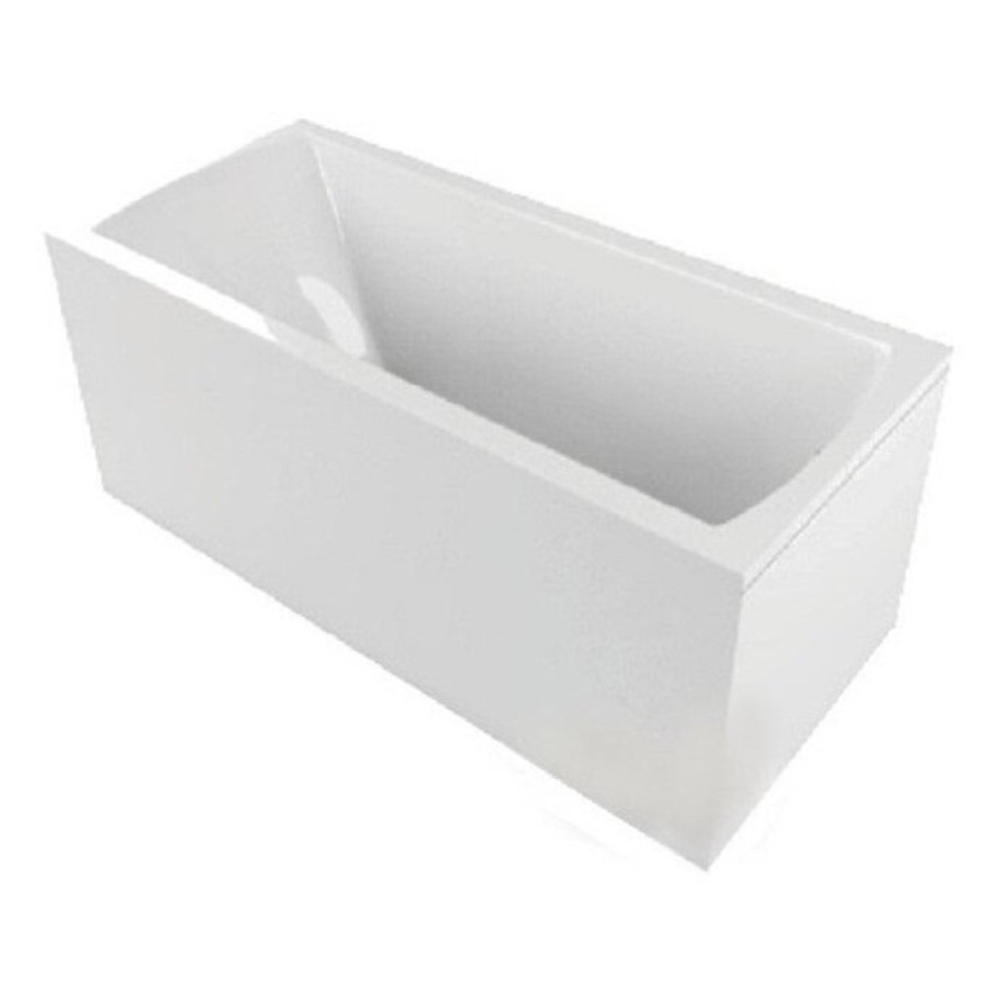 Ванна акриловая Vayer Milana Гл000025934, 190 х 80 см, белый