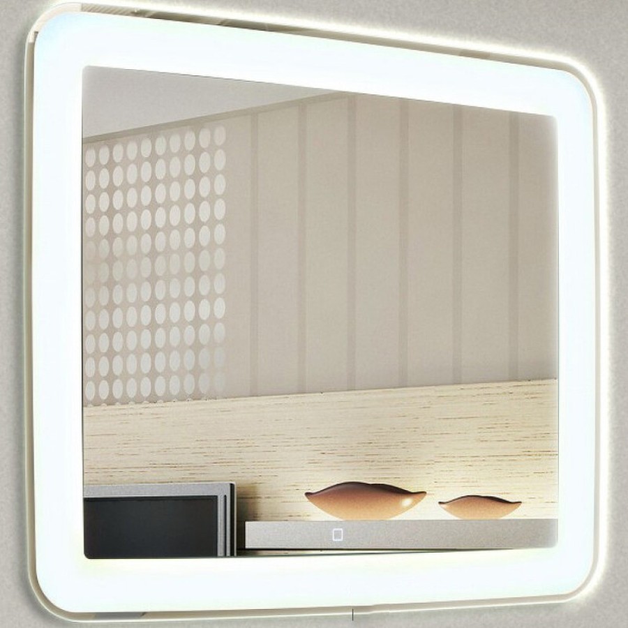 Зеркало Relisan Anita 90 х 70 см, с LED подсветкой и сенсорным выключателем, Гл000025945