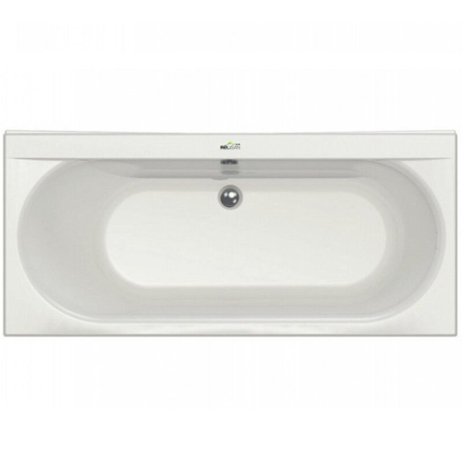 Ванна акриловая Relisan Eco Plus Сима Гл000027492, 180 х 80 см, цвет белый