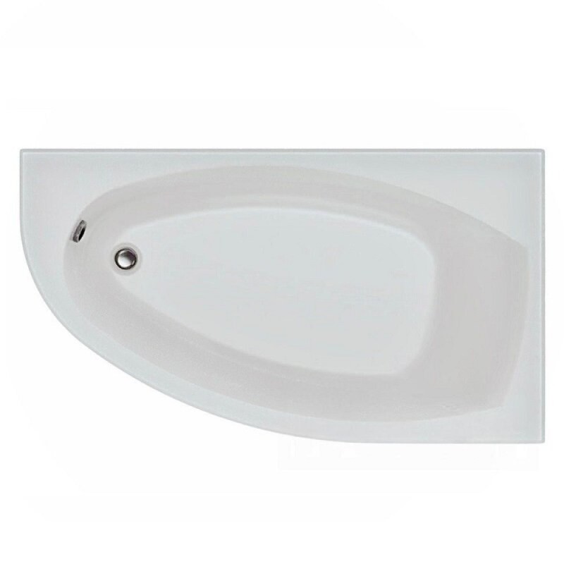 Ванна акриловая Relisan Eco Plus Нева Гл000027715, 160 х 90 см, правая, цвет белый