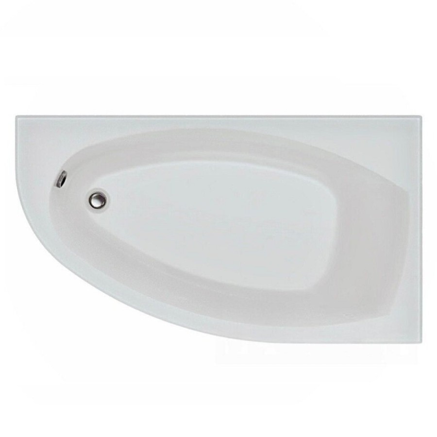 Ванна акриловая Relisan Eco Plus Нева Гл000027715, 160 х 90 см, правая, цвет белый