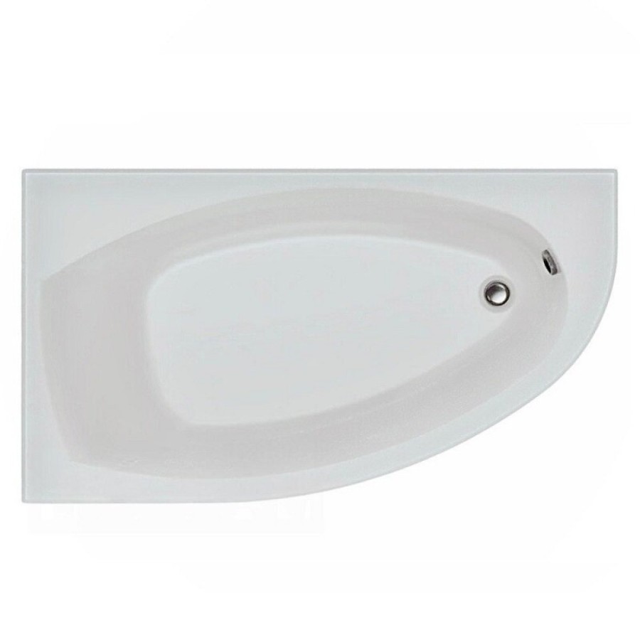 Ванна акриловая Relisan Eco Plus Нева Гл000027715, 160 х 90 см, правая, цвет белый