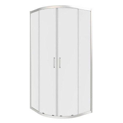 Душевой уголок Good Door Cube R-100-C-CH, КУ00003, 100 х 100 см, стекло прозрачное, профиль хром