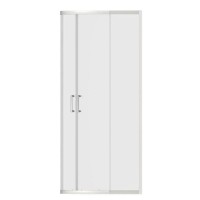 Душевой уголок Good Door Cube R-100-C-CH, КУ00003, 100 х 100 см, стекло прозрачное, профиль хром