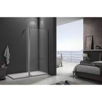Душевая стенка Good Door Walk In SP-80-C-CH, 80 х 195 см, стекло прозрачное, хром, ВИ00003
