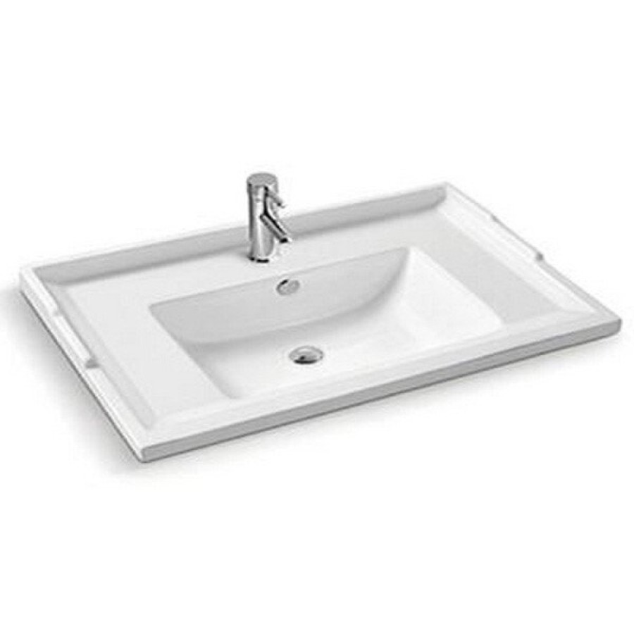 Тумба с раковиной Comfortу Тбилиси, 90 см, белая, 00003132630 (00003132630CF)