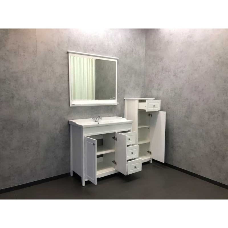 Тумба с раковиной Comfortу Тбилиси, 90 см, белая, 00003132630 (00003132630CF)