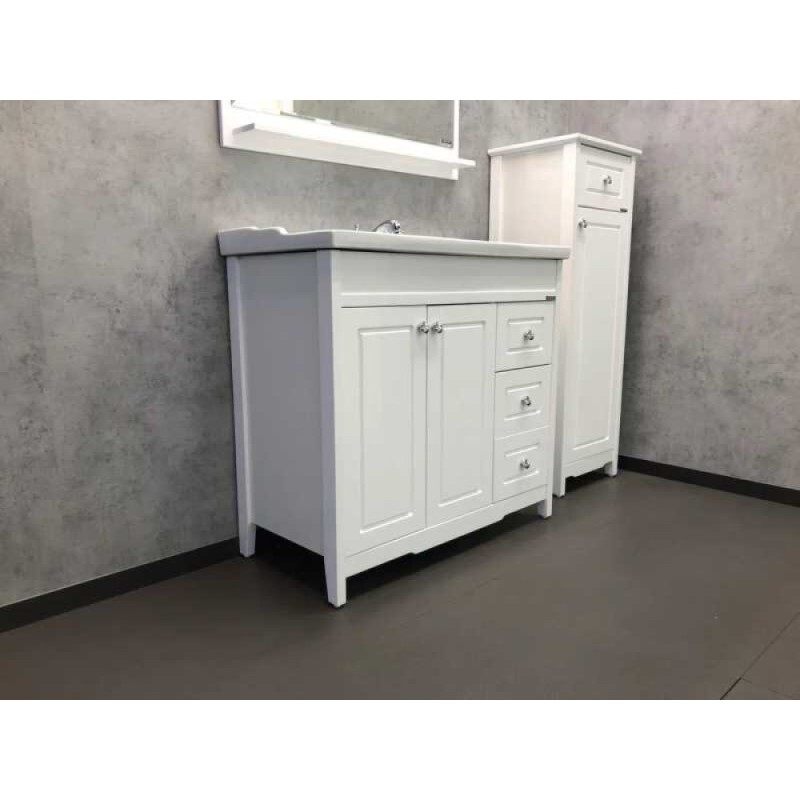 Тумба с раковиной Comfortу Тбилиси, 90 см, белая, 00003132630 (00003132630CF)