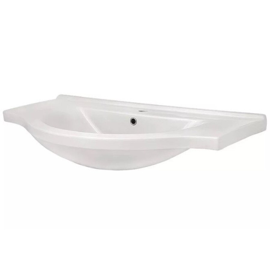 Тумба с раковиной Comforty Сочи, 100 см, белая, 00004134582 (00004134582CF)