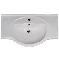 Тумба с раковиной Comforty Сочи, 85 см, белая, 00004134639 (00004134639CF)