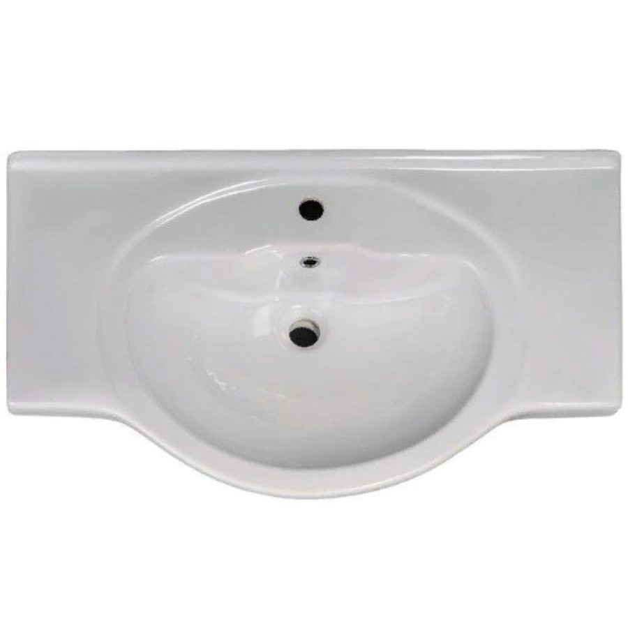 Тумба с раковиной Comforty Сочи, 85 см, белая, 00004134639 (00004134639CF)