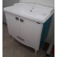 Тумба с раковиной Comfortу Монако 3128477, 80 см, белый