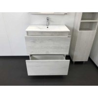 Тумба с раковиной Comfortу Верона, 75 см, дуб белый, 00004137102 (00004137102CF)
