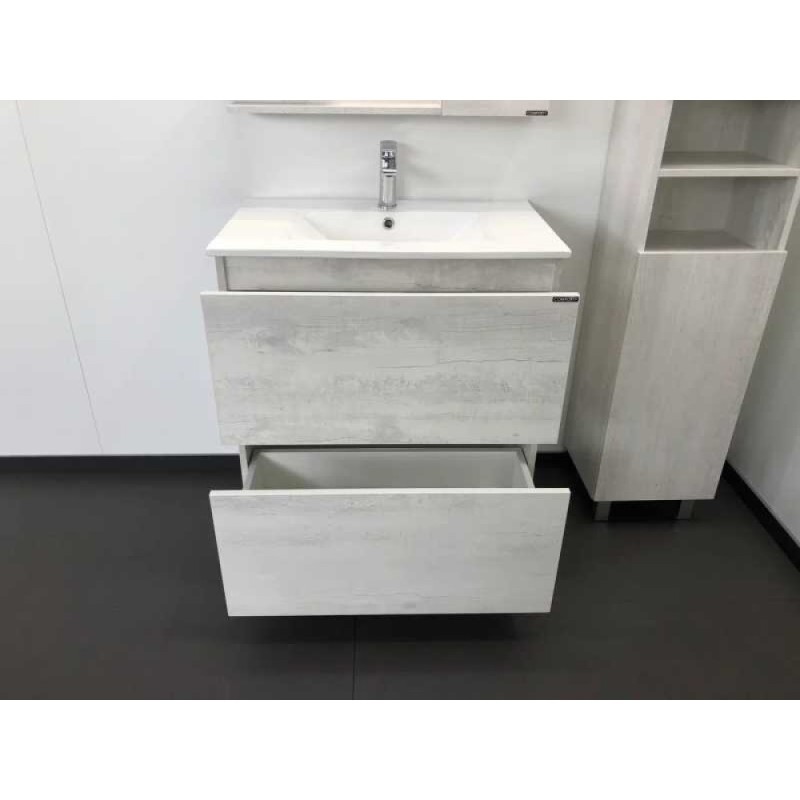 Тумба с раковиной Comfortу Верона, 75 см, дуб белый, 00004137102 (00004137102CF)