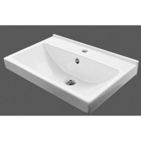 Тумба с раковиной Comfortу Никосия, 80 см, дуб белый, 00004138839 (00004138839CF)