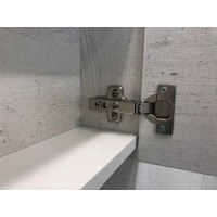 Зеркальный шкаф Comfortу Никосия, 60 см, дуб белый, 00004138878 (00004138878CF)