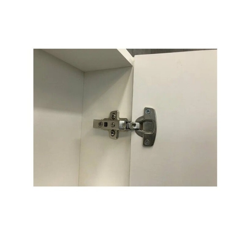 Зеркальный шкаф Comfortу Неаполь 00004139023 (00004138878CF), 100 см, белый глянцевый