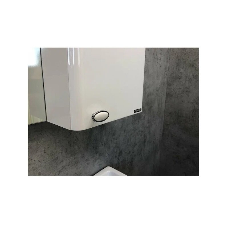 Зеркальный шкаф Comfortу Неаполь 00004139023 (00004138878CF), 100 см, белый глянцевый