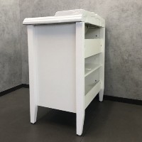 Тумба с раковиной Comforty Палермо, 80 см, напольная, белый глянец, раковина Comforty 3380 белая, 00004139245 (00004139245CF)