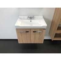 Тумба Comfortу Рига, 60 см, дуб сонома с раковиной, 00004142213 (00004142213CF)