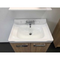 Тумба Comfortу Рига, 60 см, дуб сонома с раковиной, 00004142213 (00004142213CF)