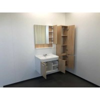 Тумба Comfortу Рига, 70 см, дуб сонома с раковиной, 00004142215 (00004142215CF)