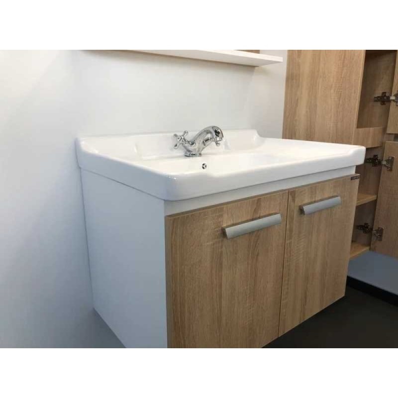 Тумба Comfortу Рига, 70 см, дуб сонома с раковиной, 00004142215 (00004142215CF)