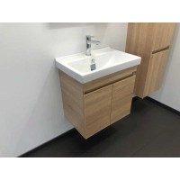 Тумба с раковиной Comforty Тромсе, 60 см, дуб сонома, 00004142217 (00004142217CF)