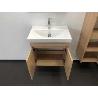 Тумба с раковиной Comforty Тромсе, 60 см, дуб сонома, 00004142217 (00004142217CF)