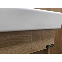 Тумба с раковиной Comforty Тромсе, 60 см, дуб сонома, 00004142217 (00004142217CF)
