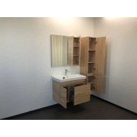 Тумба с раковиной Comfortу Тромсе, 80 см, цвет дуб сонома, 00004142219 (00004142219CF)