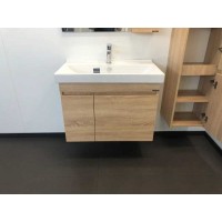 Тумба с раковиной Comfortу Тромсе, 80 см, цвет дуб сонома, 00004142219 (00004142219CF)