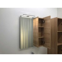 Зеркальный шкаф Comfortу Тромсе, 60 см, дуб сонома, правый, 00004142221 (00004142221CF)