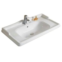 Тумба с раковиной Comforty Палермо, 120 см, белый глянец, 00004142367 (00004142367CF)