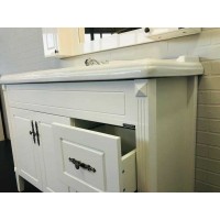 Тумба с раковиной Comforty Палермо, 120 см, белый глянец, 00004142367 (00004142367CF)