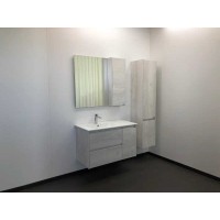 Тумба с раковиной Comforty Бремен, 90 см, дуб белый, 00004142375 (00004142375CF)