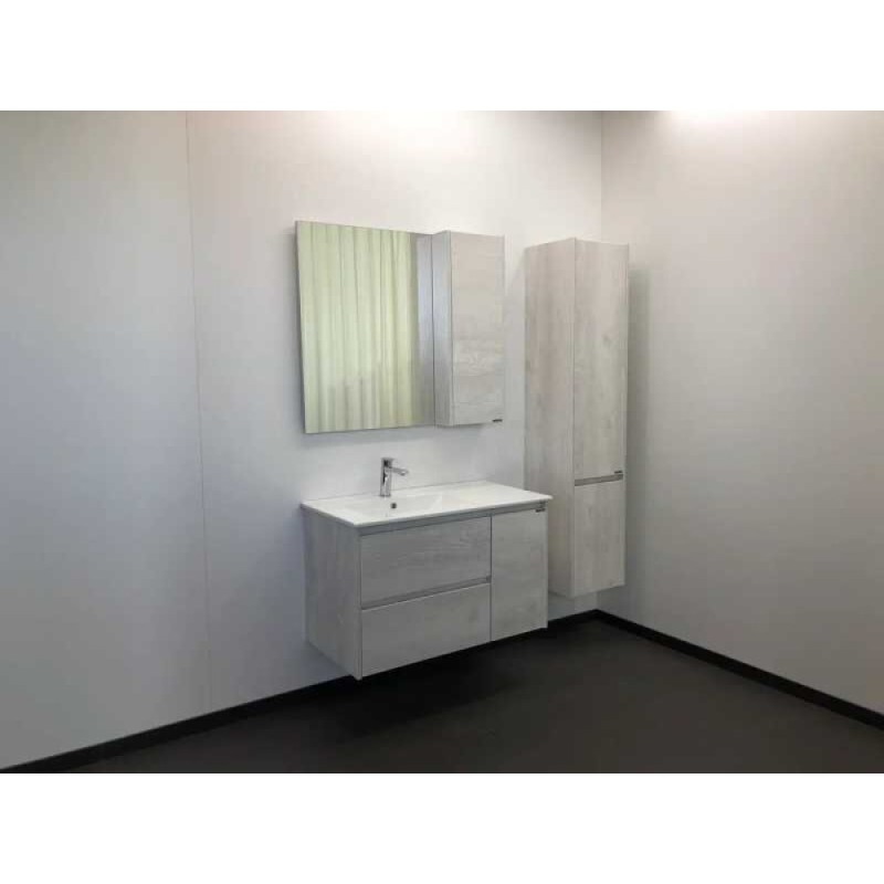 Тумба с раковиной Comforty Бремен, 90 см, дуб белый, 00004142375 (00004142375CF)