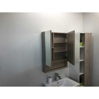 Зеркальный шкаф Comforty Парма, 60 см, дуб дымчатый, 00004143488 (00004143488CF)