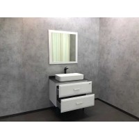 Зеркало Comforty Империя, 80 см, белый глянец, 00004143507 (00004143507CF)