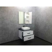 Зеркальный шкаф Comfortу Амстердам, 75 см, правый, белый, 00004144209 (00004144209CF)