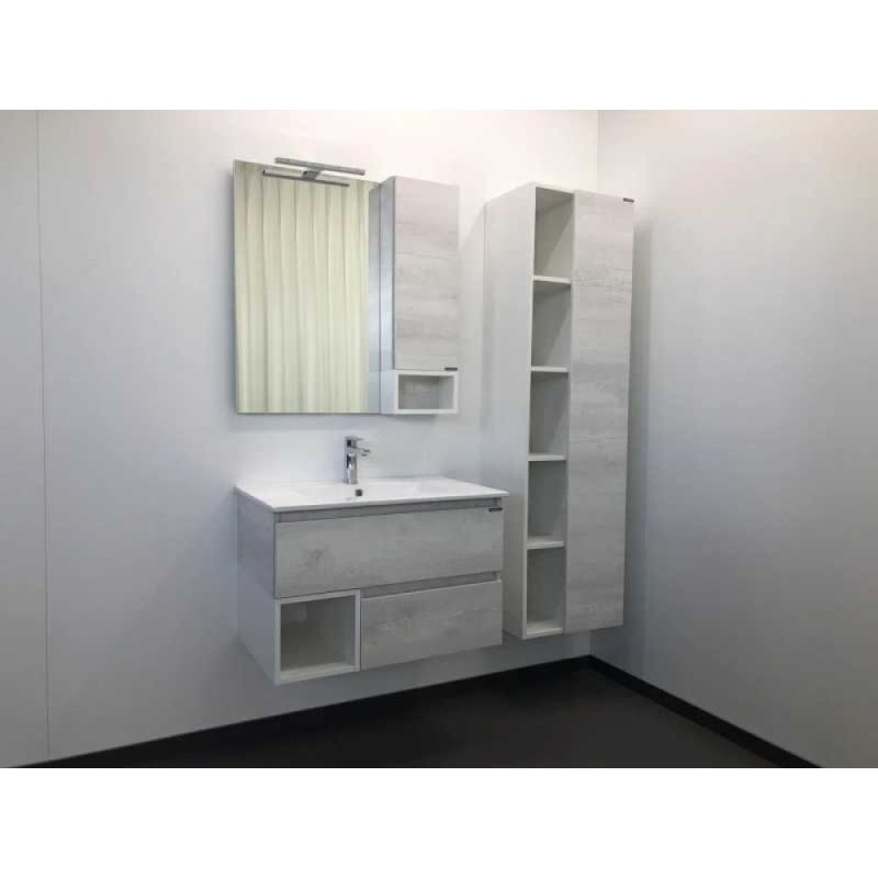 Тумба с раковиной Comfortу Турин, 75 см, дуб белый, 00004147332 (00004147332CF)