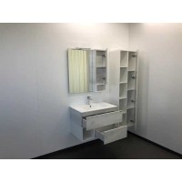 Тумба с раковиной Comfortу Турин, 75 см, дуб белый, 00004147332 (00004147332CF)